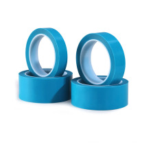 Kostenlose Probe kundengebundenes 0,06 mm dickes Polyester blau klebendes Kühlschrank-Halteband